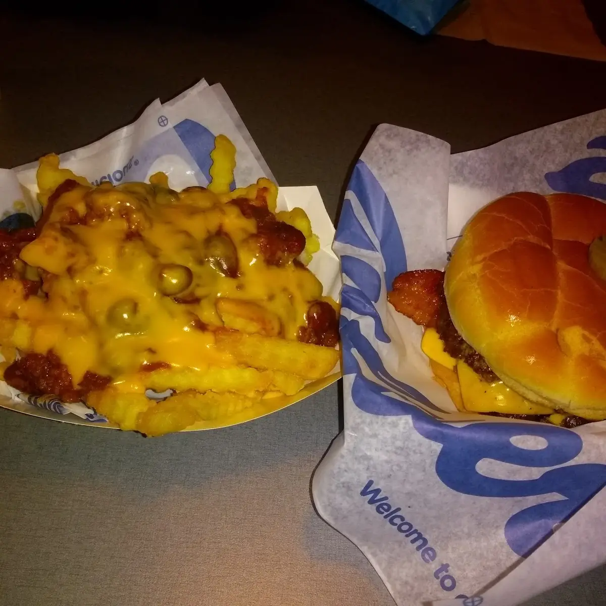 Double Cheeseburger Chili Cheese Fries