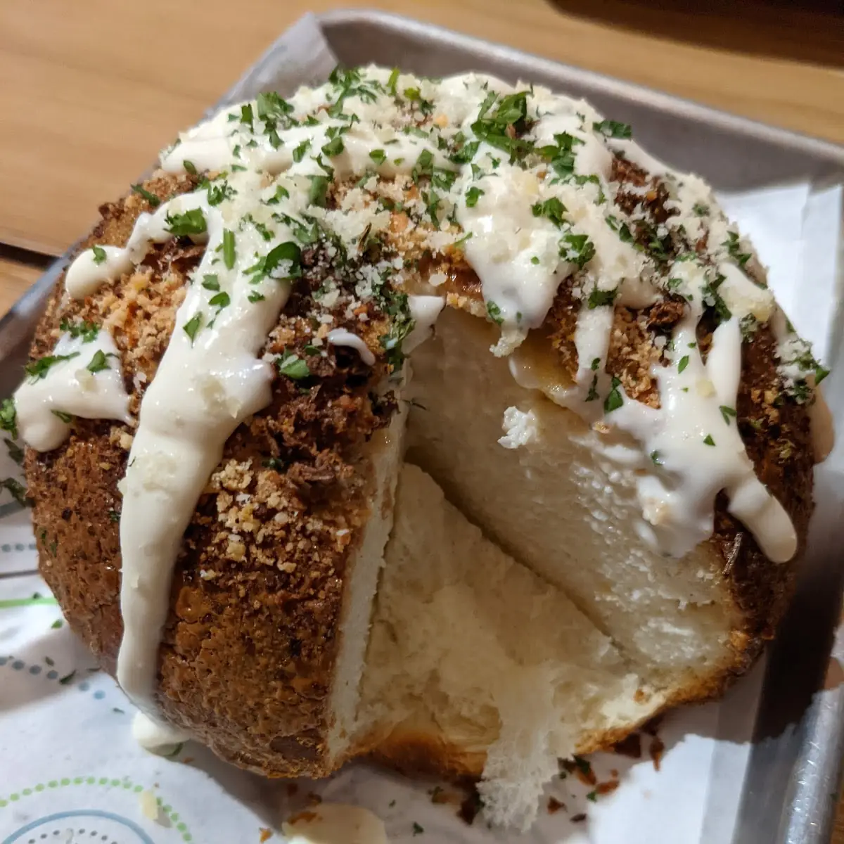 Beer Cheese Garlic Bread
