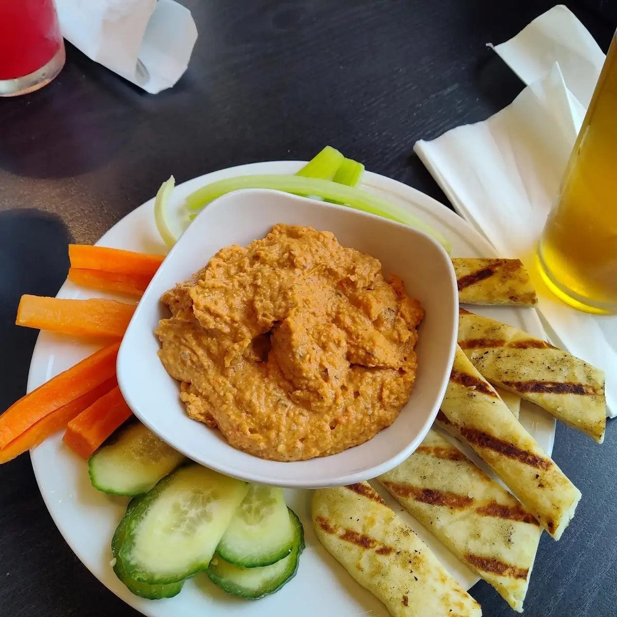 Roasted Red Pepper Hummus