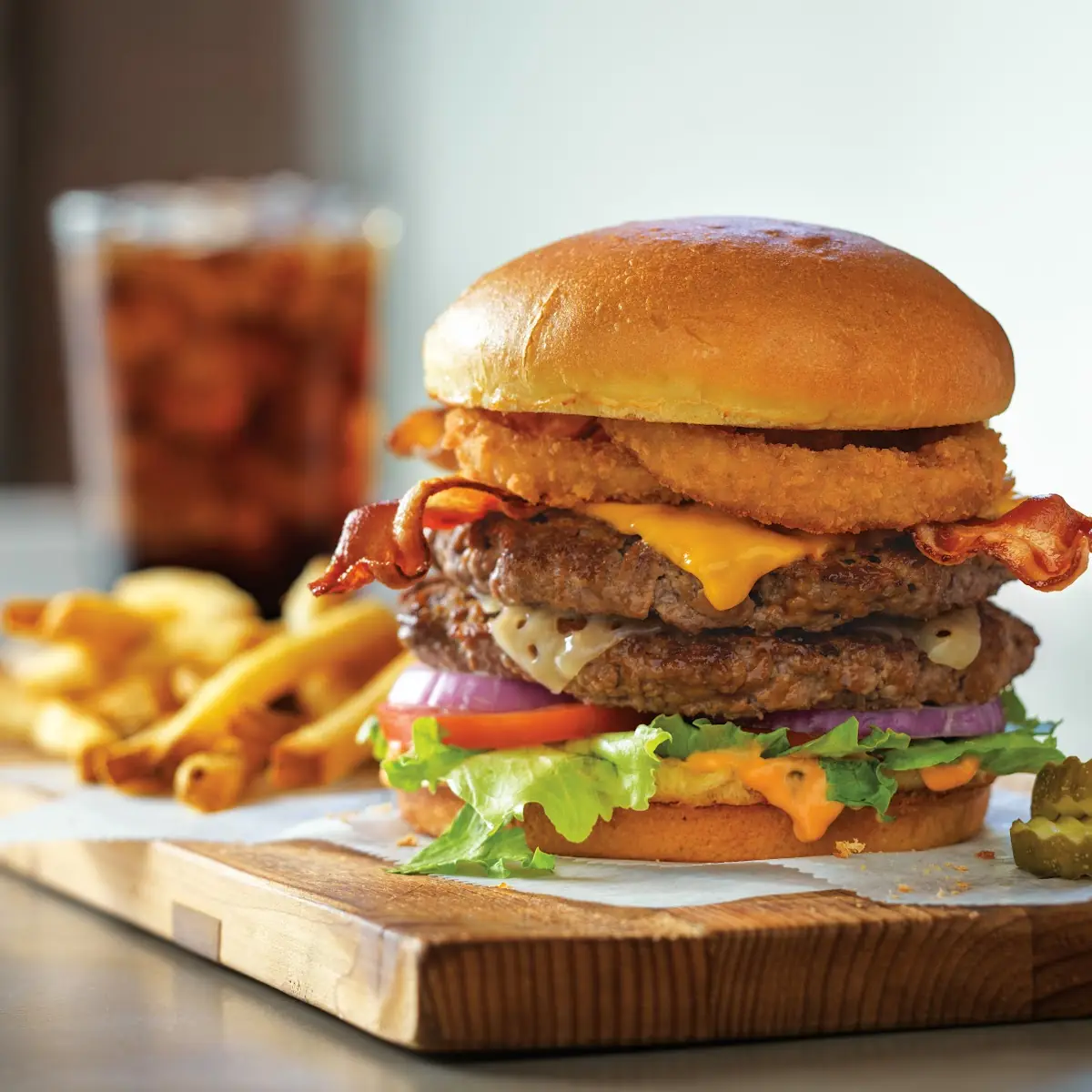 All-World Double Cheeseburger