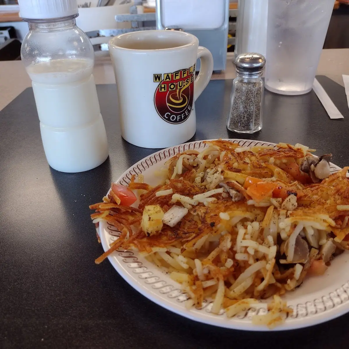 Sausage Egg & Cheese Hashbrown Bowl