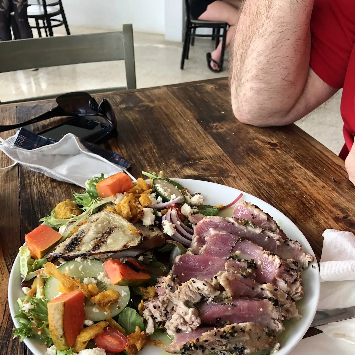Tuna with Salad