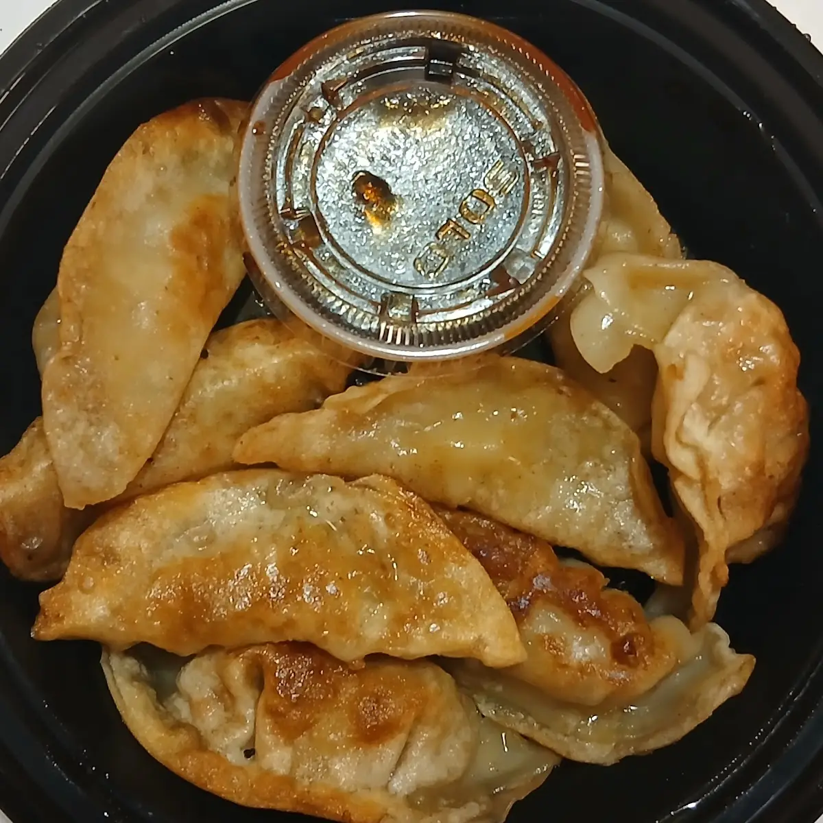 Steamed Chicken Dumplings with Dipping Sauce