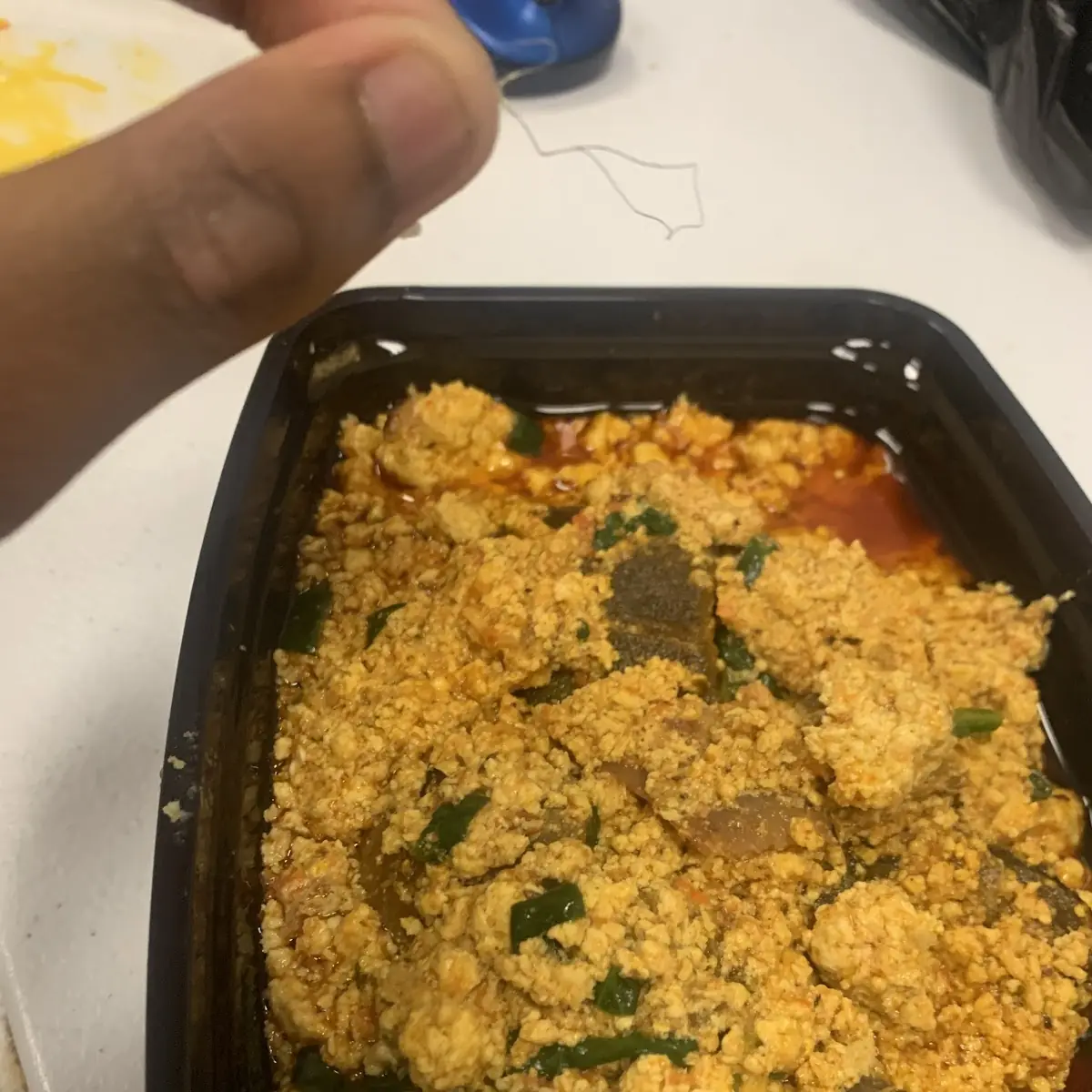 Egusi Soup with Fufu