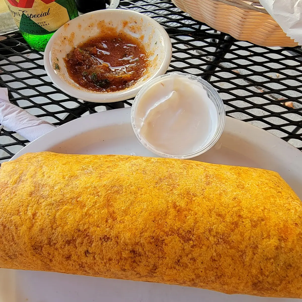 Jamaican Jerk Beef Burrito