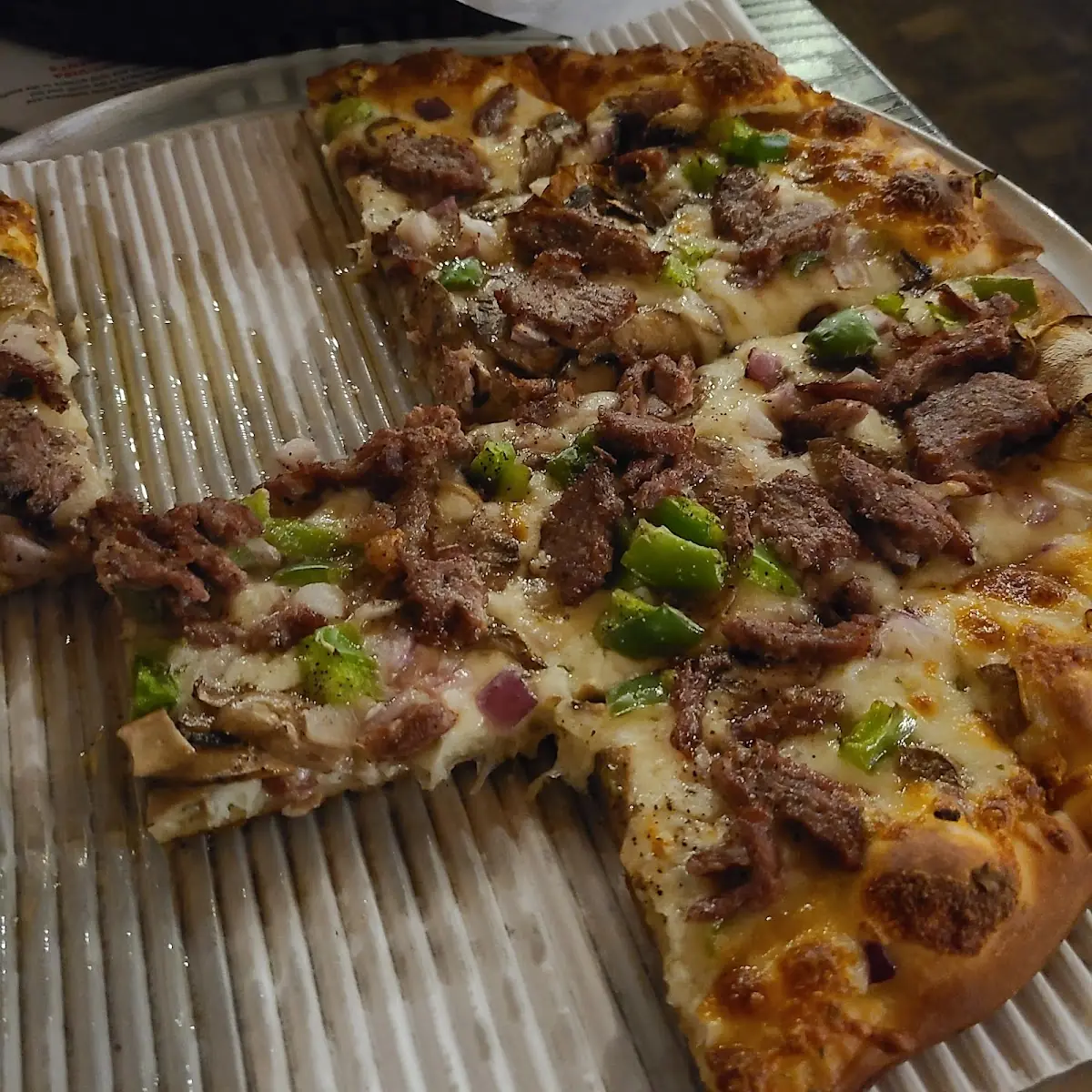 Philly Steak Pizza