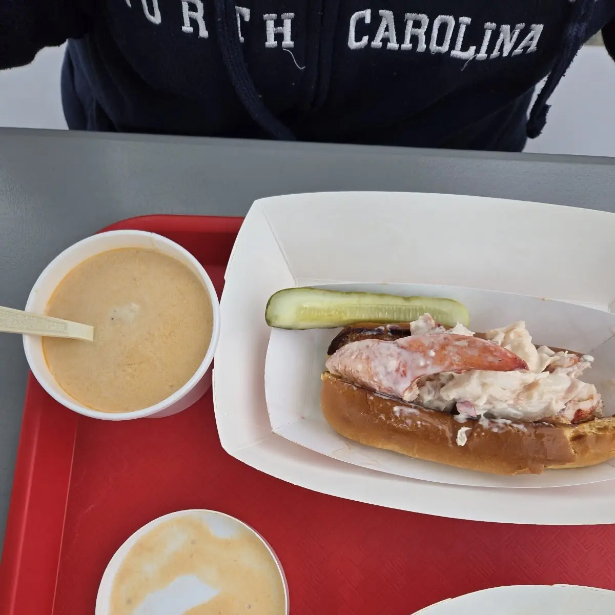 Lobster Roll and Lobster Bisque