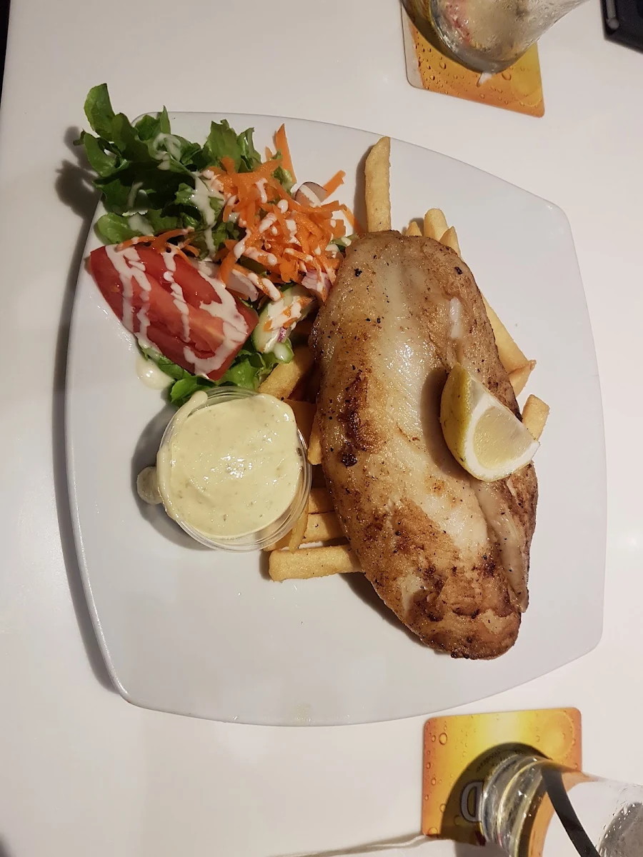 Grilled Fish N Chips, The Settler's Tavern