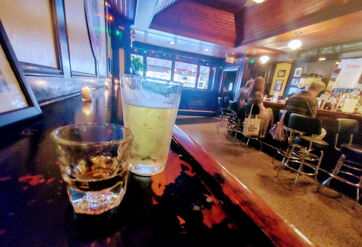 Bud Light with a Shot of Bourbon