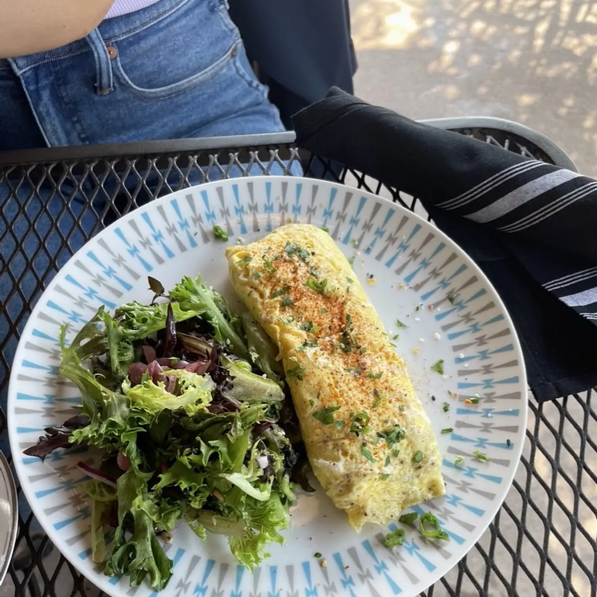 Herb Goat Cheese Omelet
