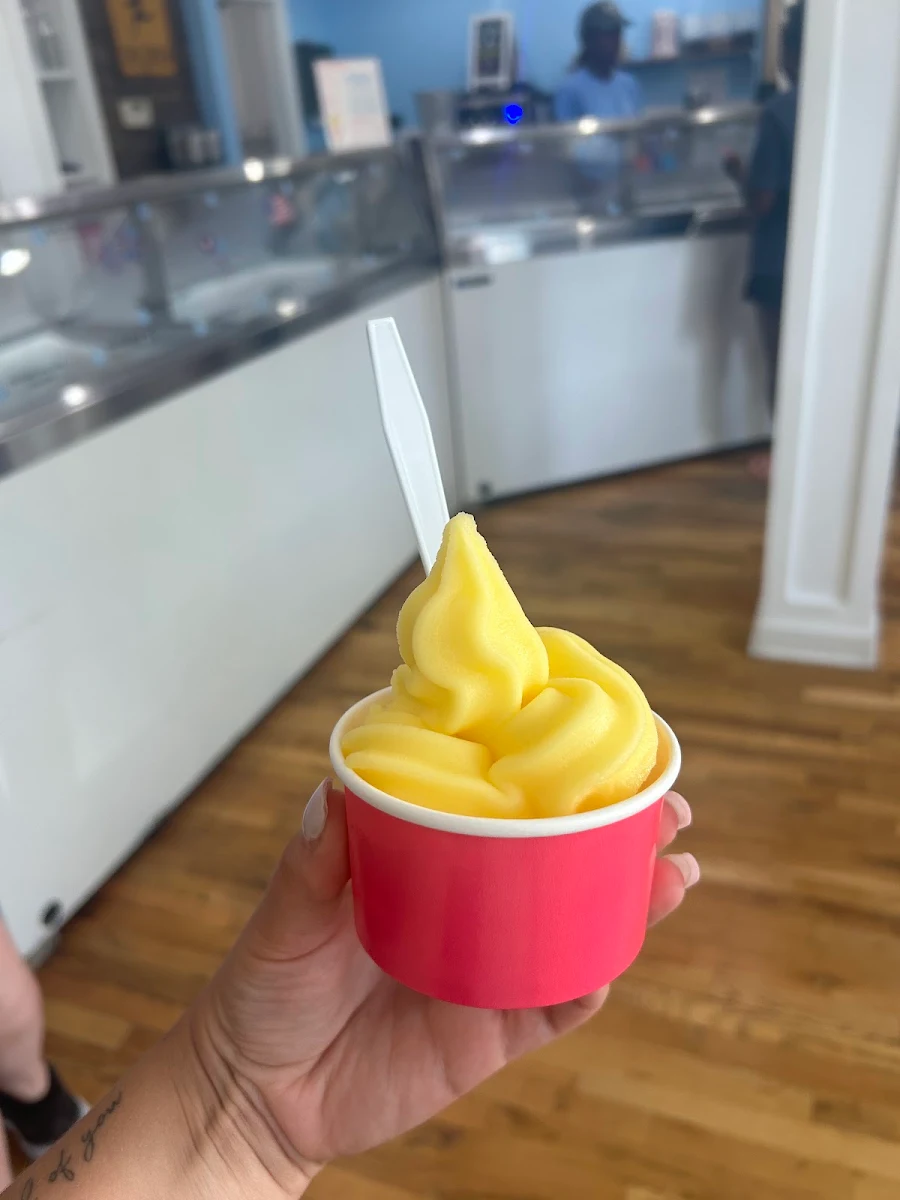 Pineapple Dole Whip Soft Serve