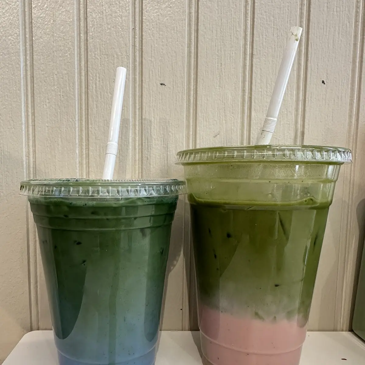 Iced Strawberry Matcha Latte