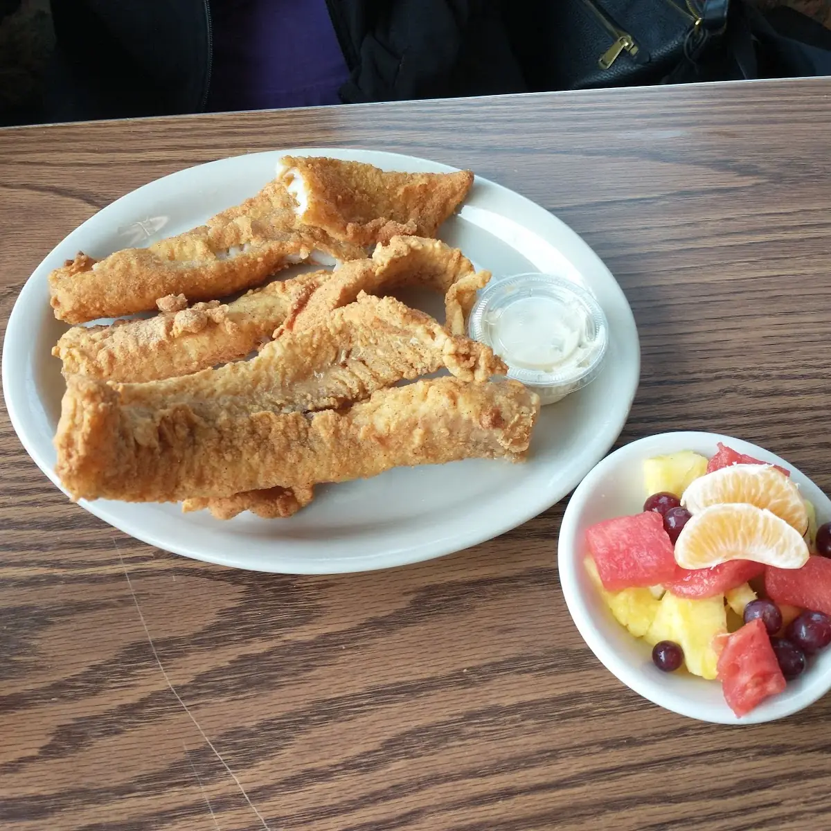 Fish with Fruit Cup Side