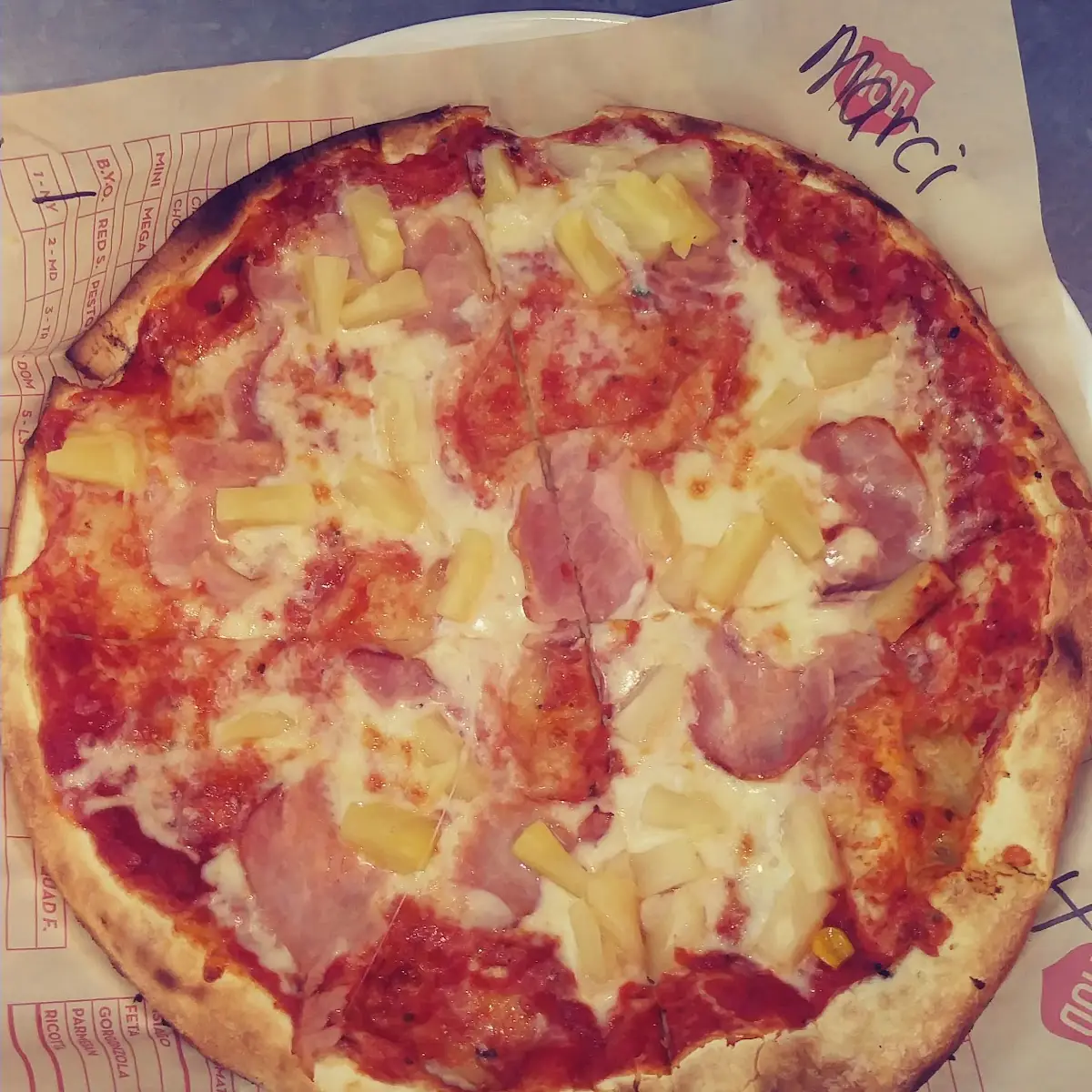 Build Your Own Pizza Hawaiian Pizza