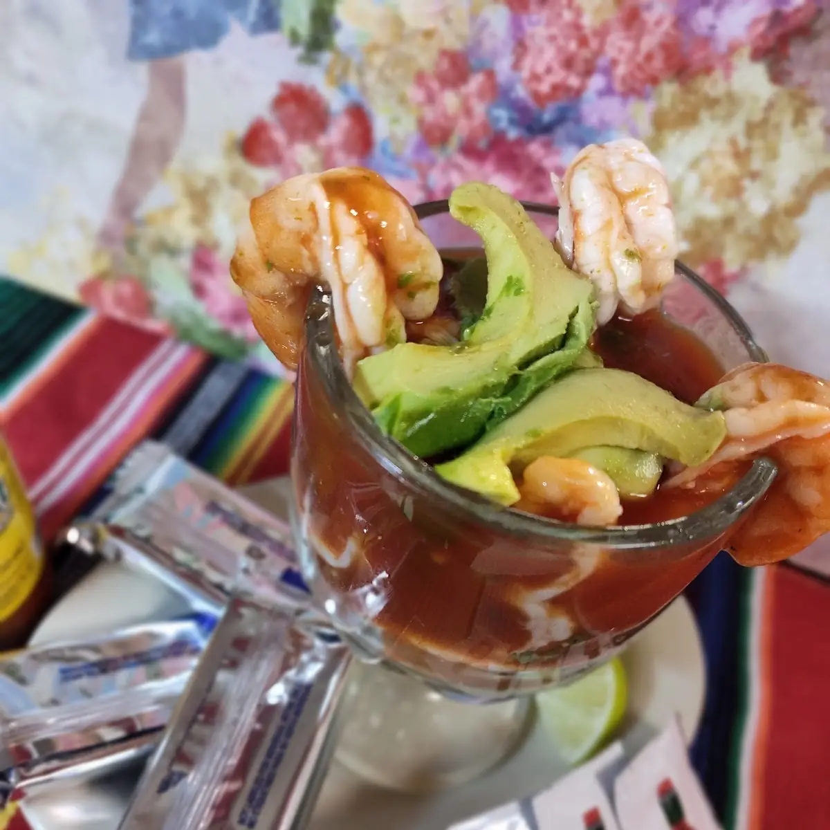 Cóctel de Camarón Shrimp Cocktail