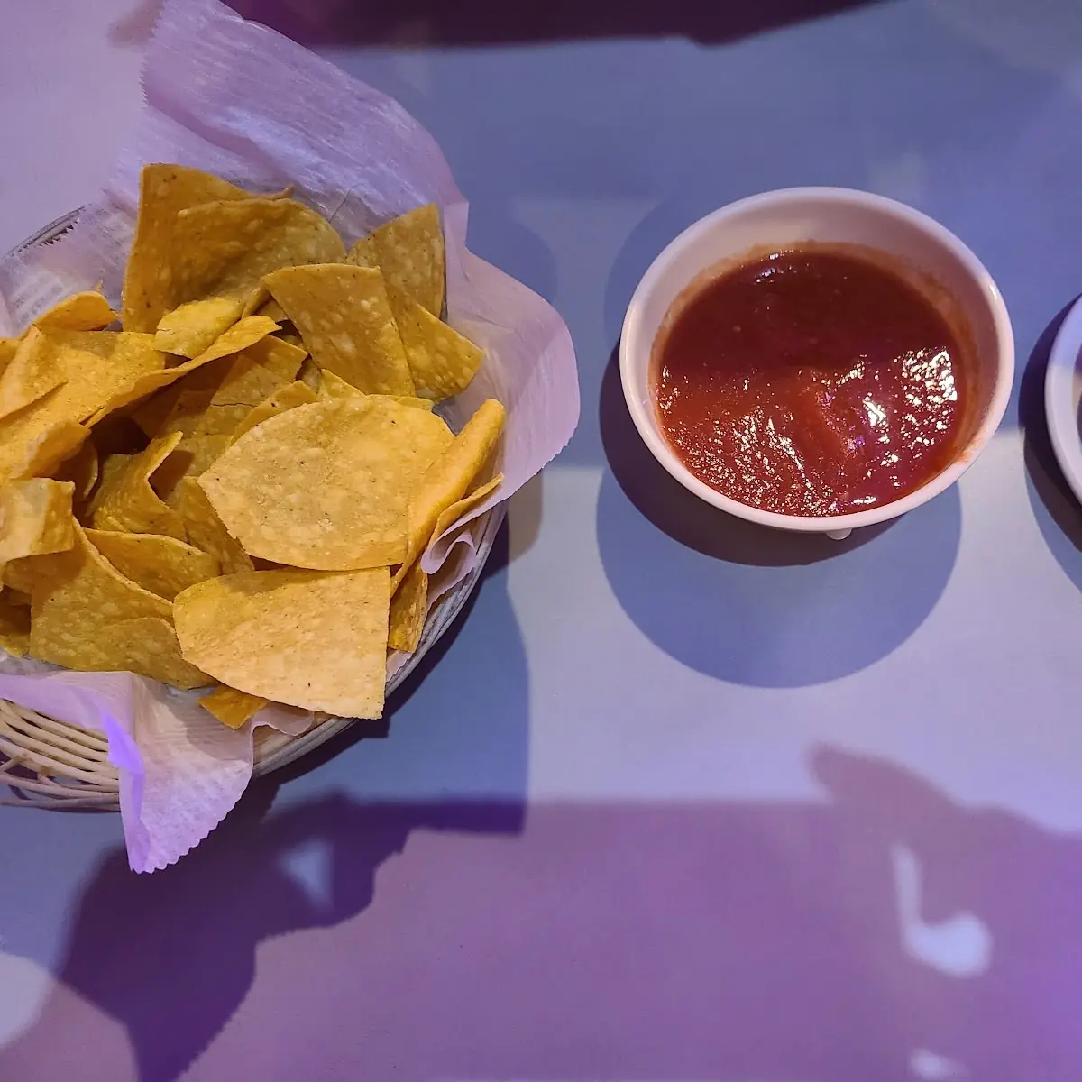 Chips Salsa and Queso