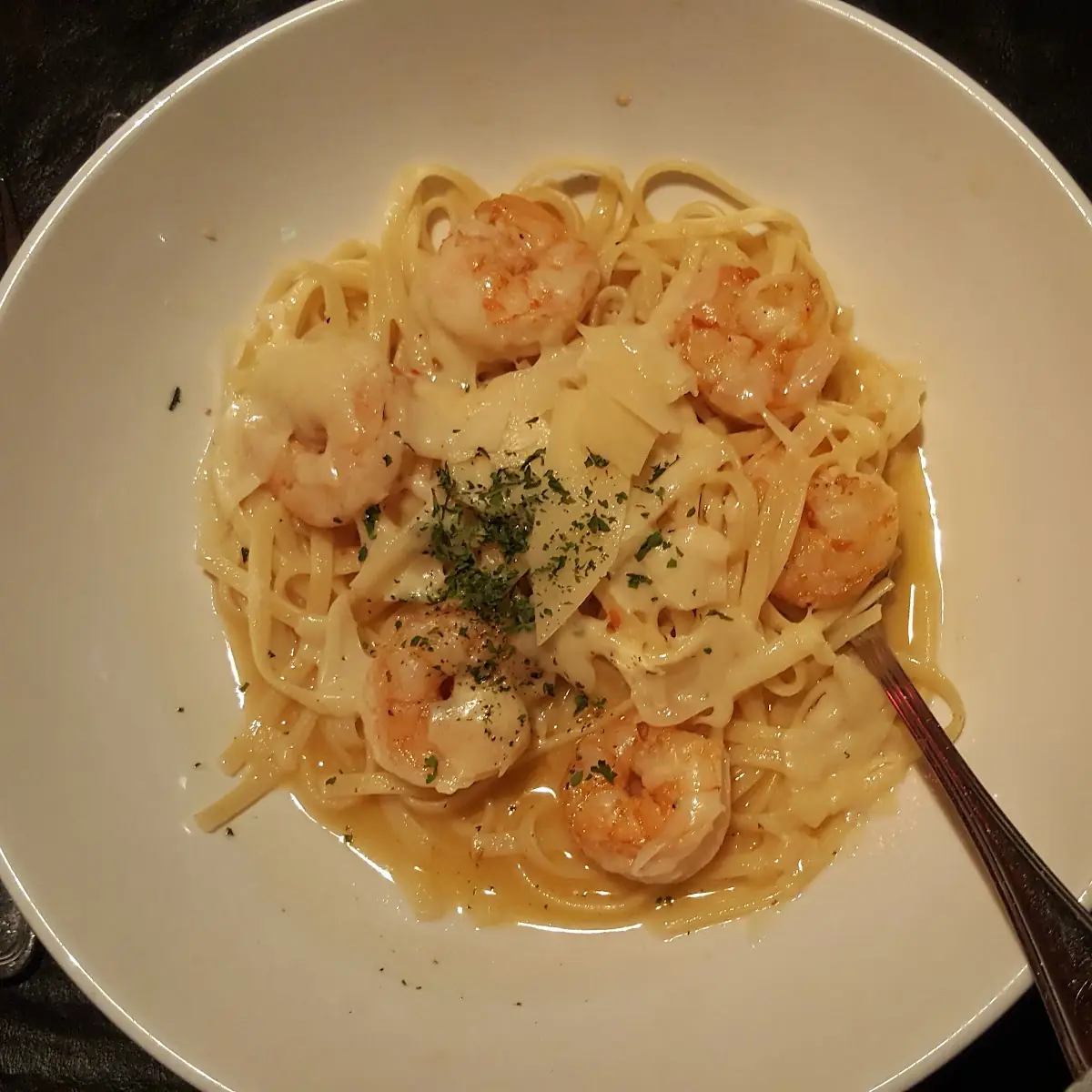 Shrimp Scampi Linguine