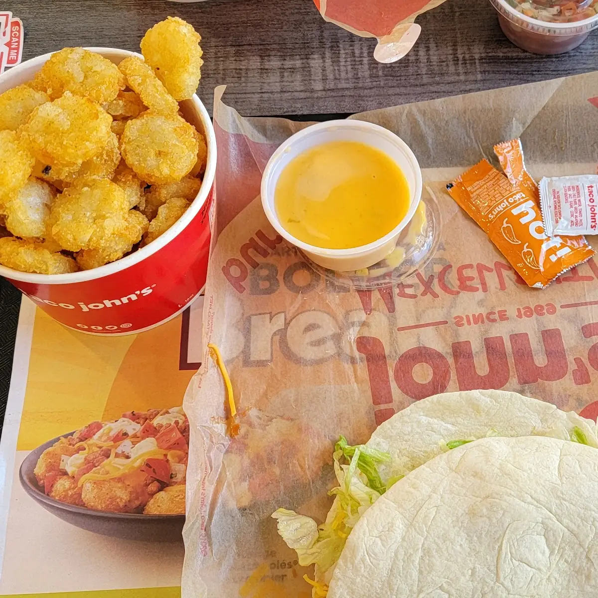 Potato Olés Soft Taco Nacho Cheese