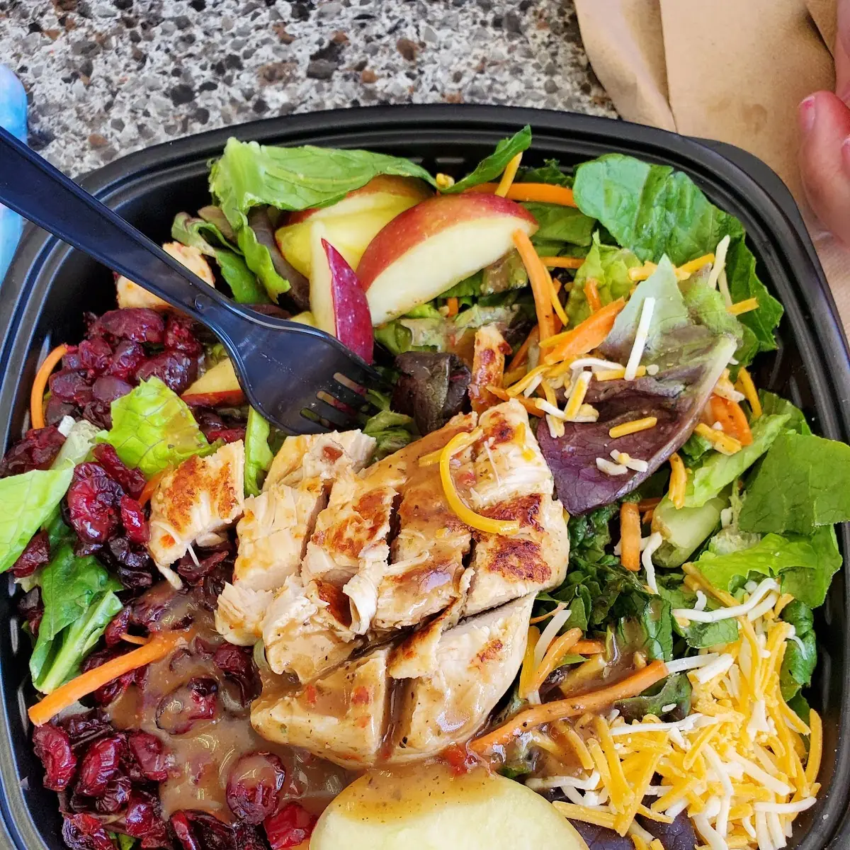 Grill Chicken Cranberry Salad