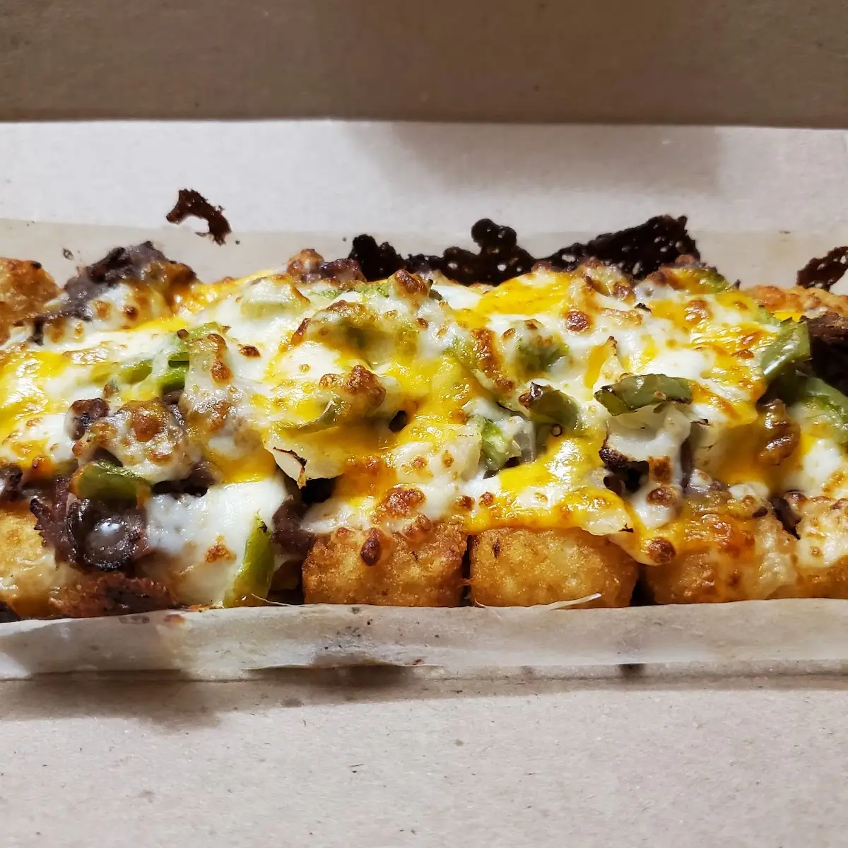 Philly Cheesesteak Loaded Tots