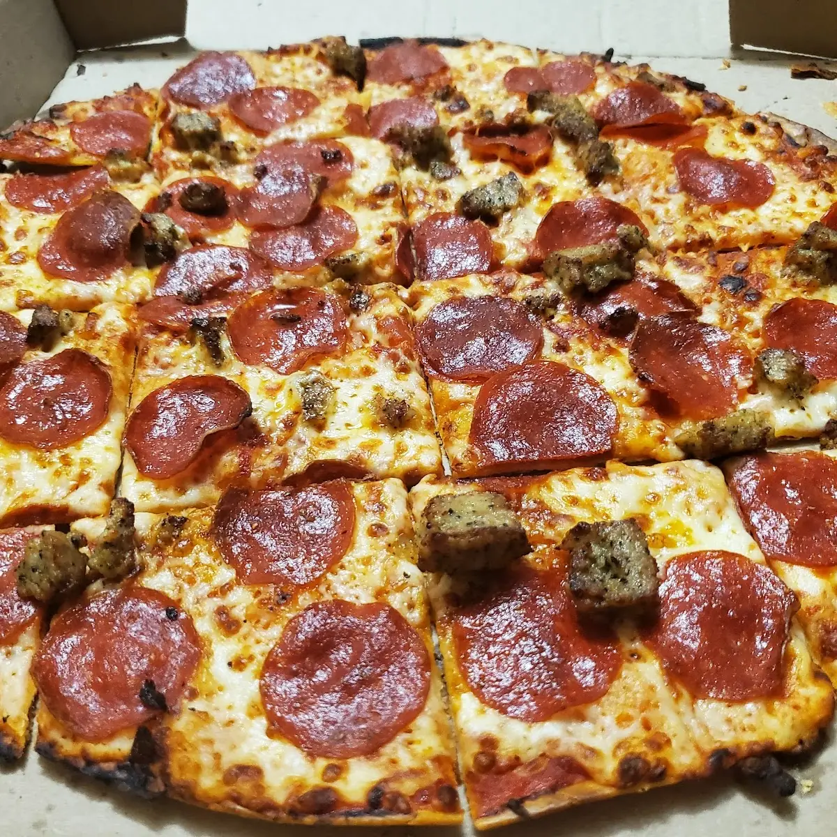 Thin Crust Pizza Pepperoni