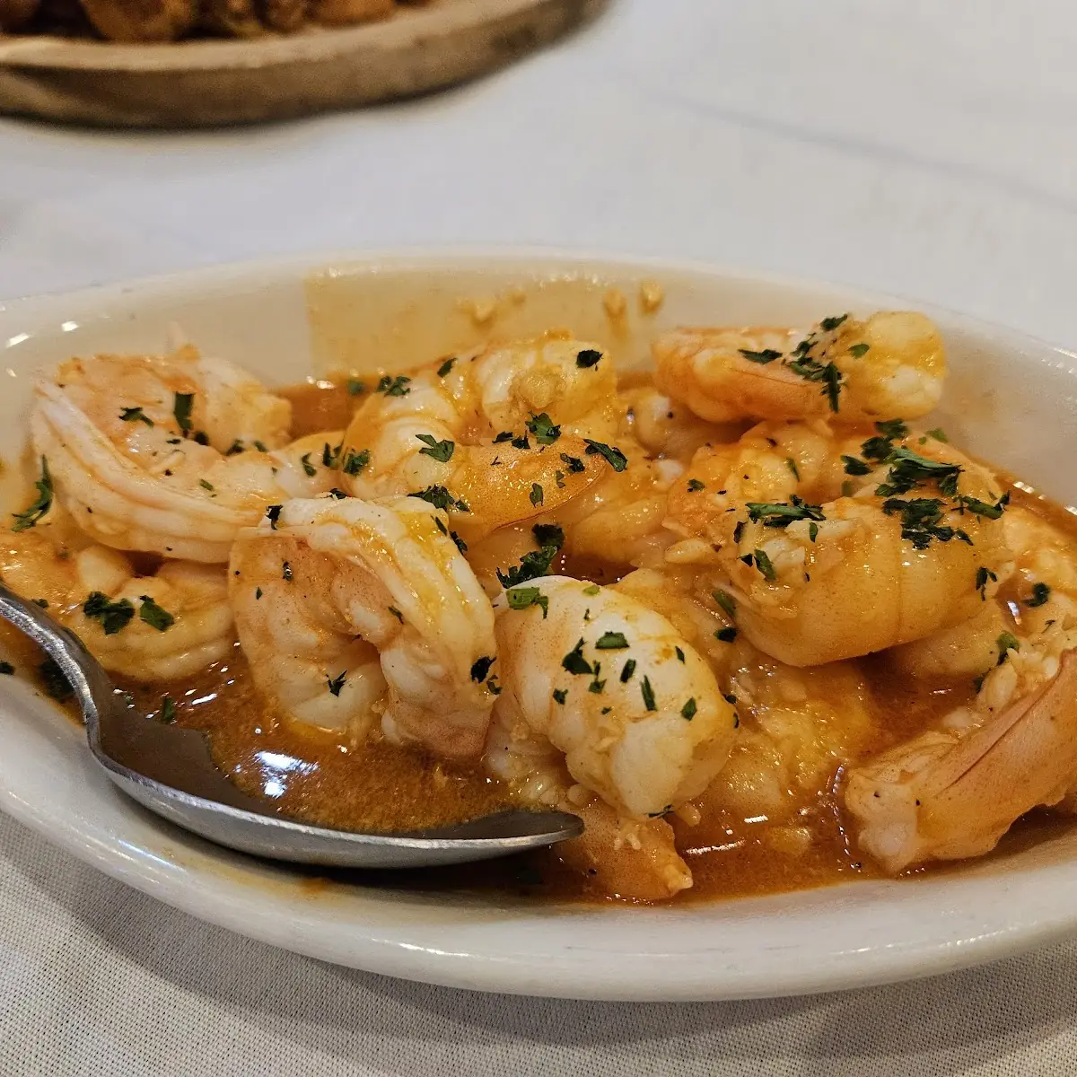 Shrimp in Spanish Garlic Sauce
