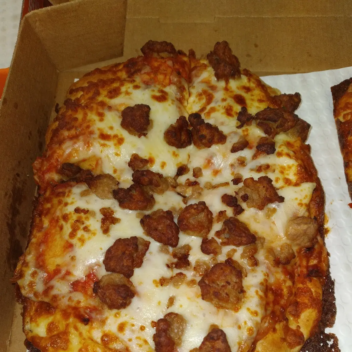 Deep Deep Dish Sausage Pizza