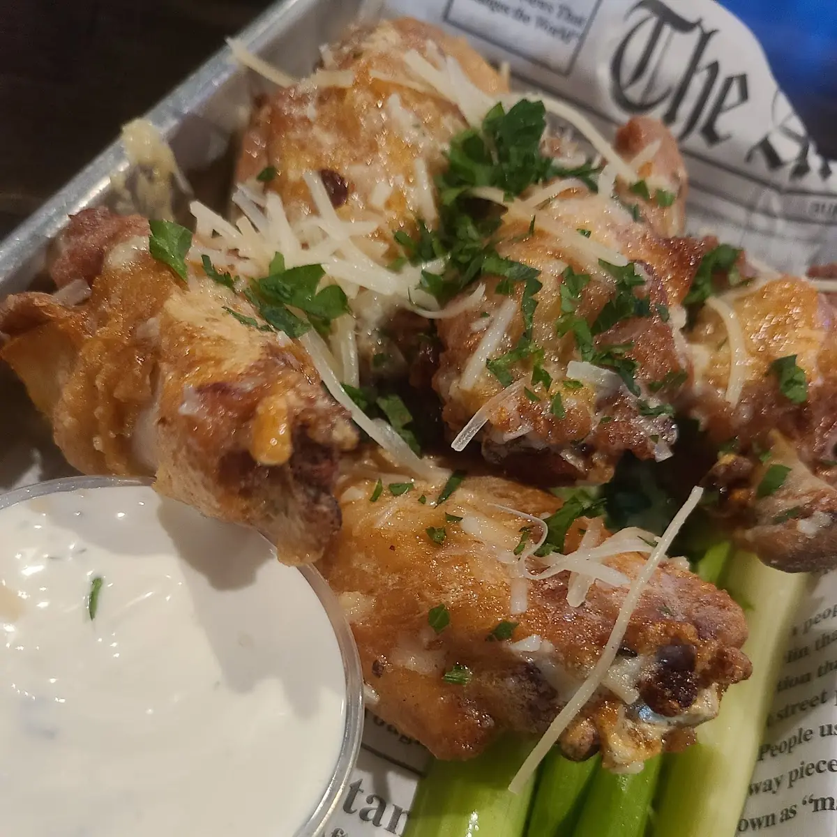 Garlic Parmesan Wings