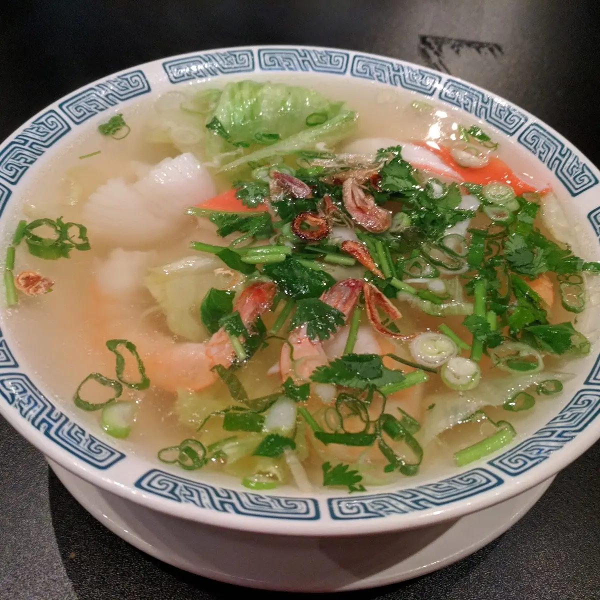 Seafood Soup with Rice Noodles