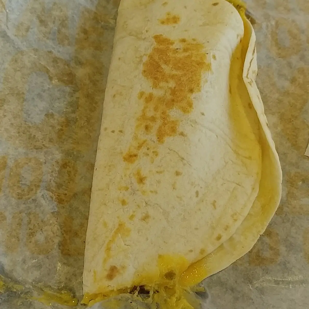 Chicken Cheese Melt Taco