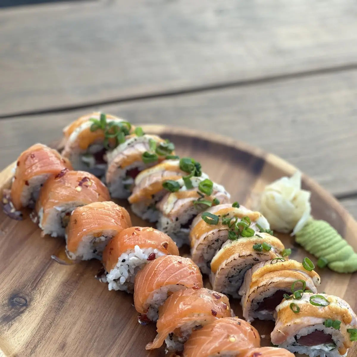 Seared Salmon Sashimi