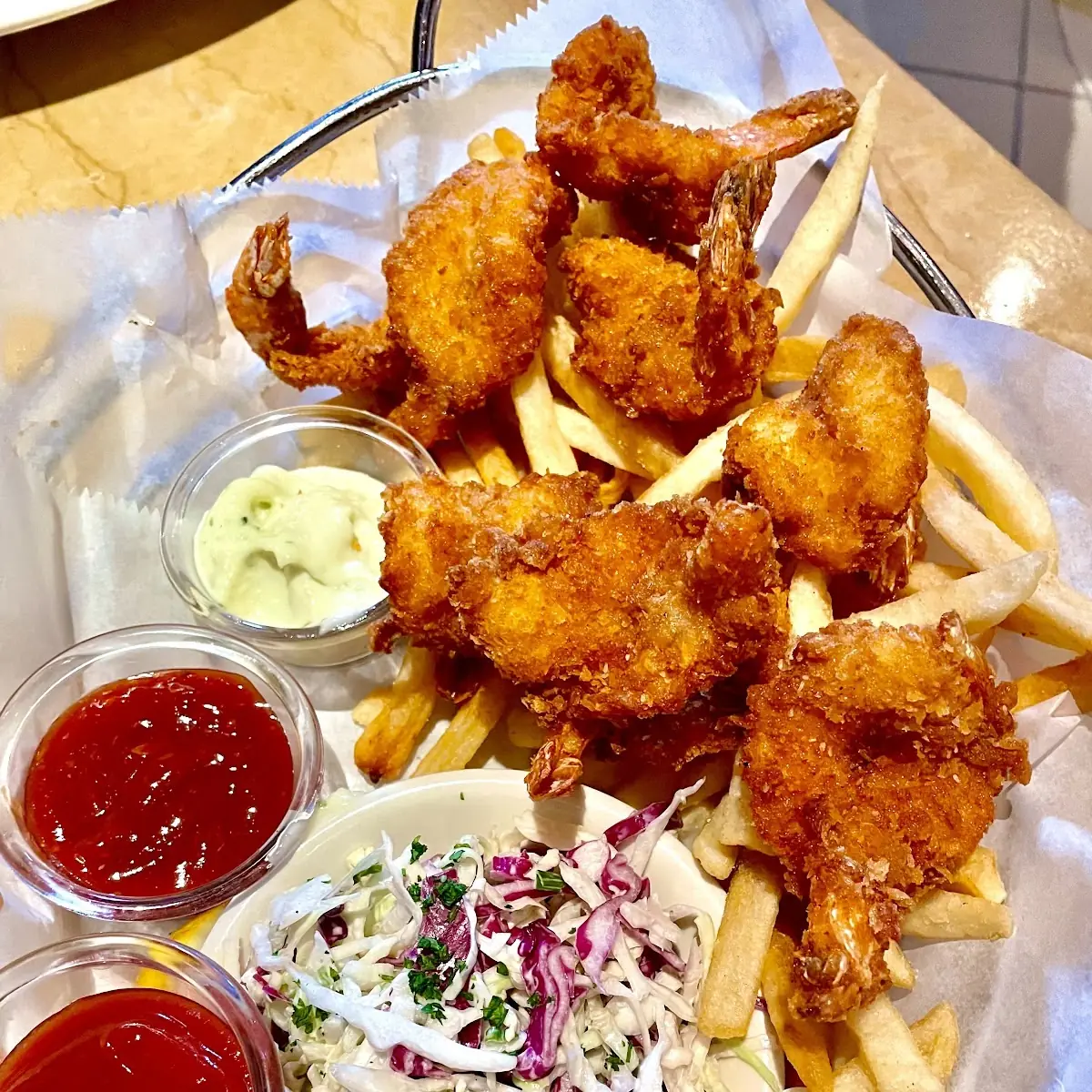 Fried Shrimp Platter