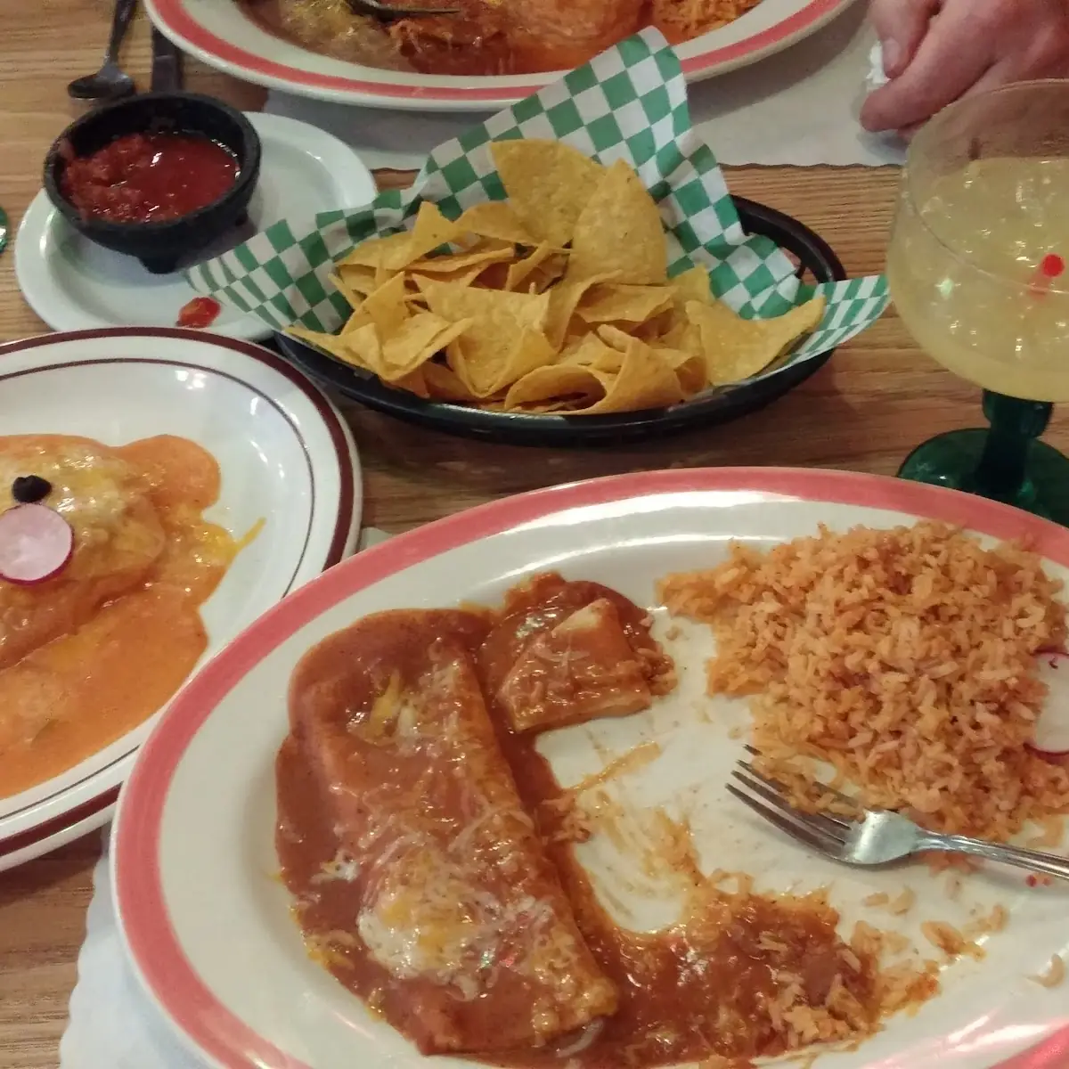 Chile Rellenos Cheese Enchiladas