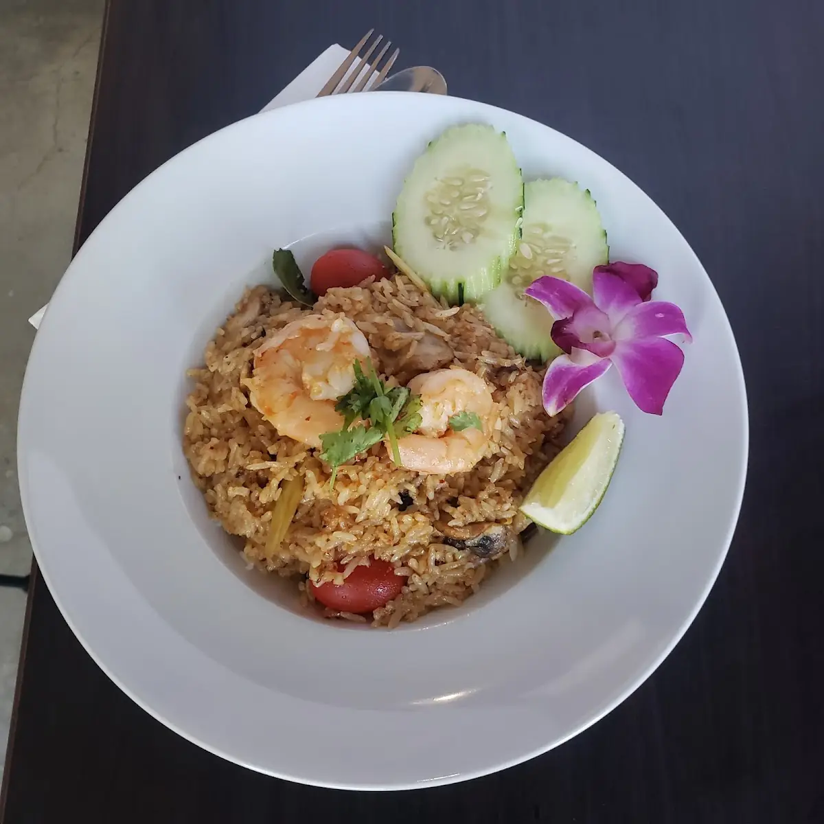 Tom Yum Shrimp Fried Rice Special