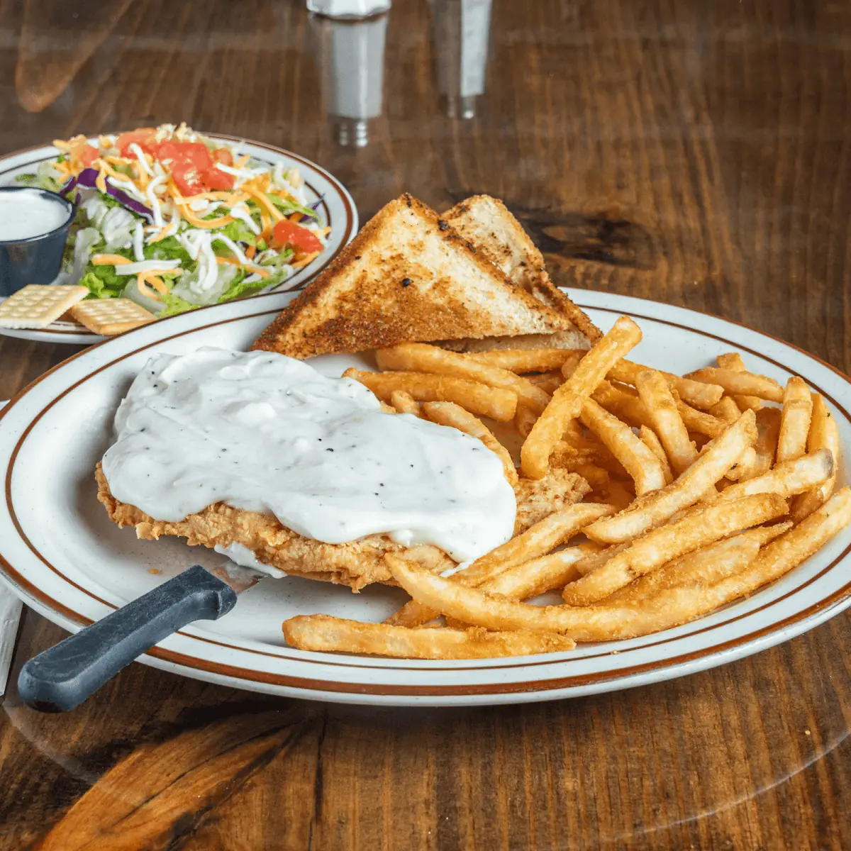 Chicken Fried Steak Salad
