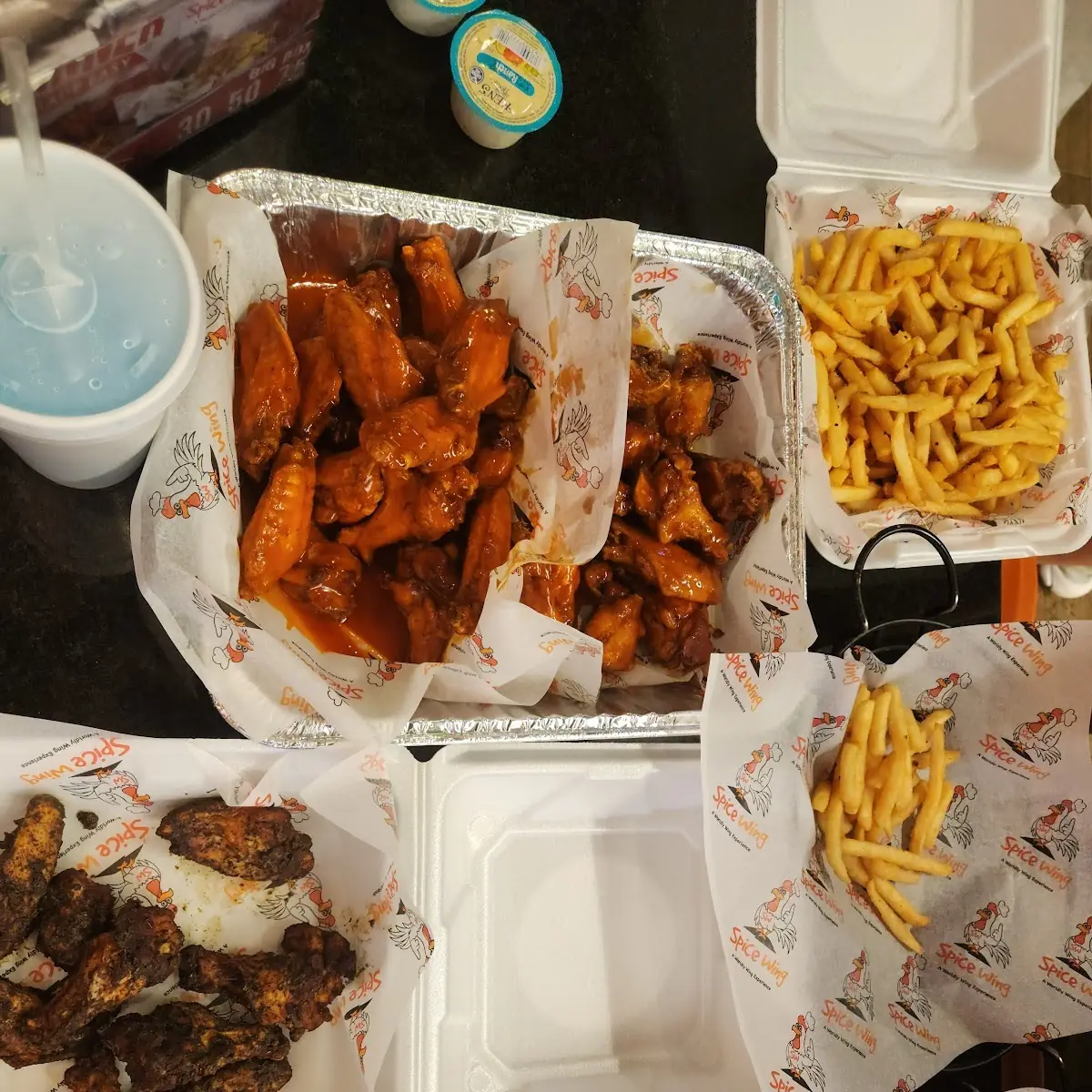 Mild Hot and Jerk Chicken Wings