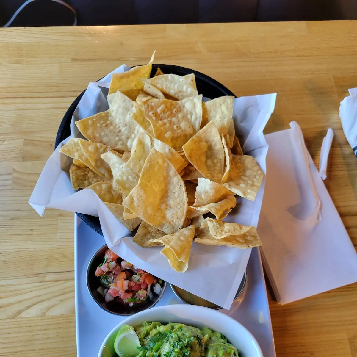 Hand-Hacked Guacamole & Chips
