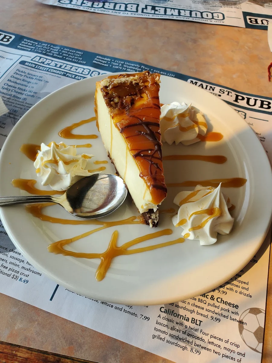 Salted Caramel Cheesecake Slice