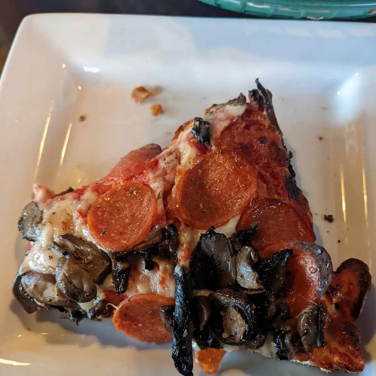 Cheese Pizza with Pepperoni and Mushroom