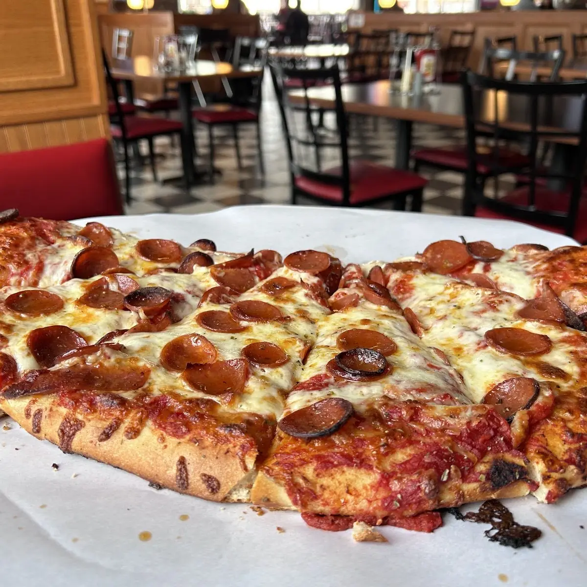 Large Cheese and Pepperoni Pizza