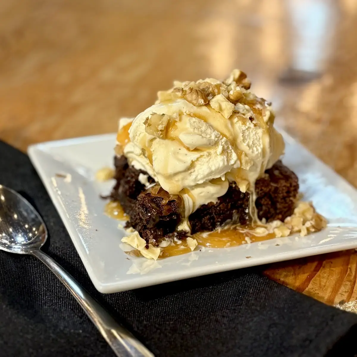 Salted Caramel Brownie Sundae