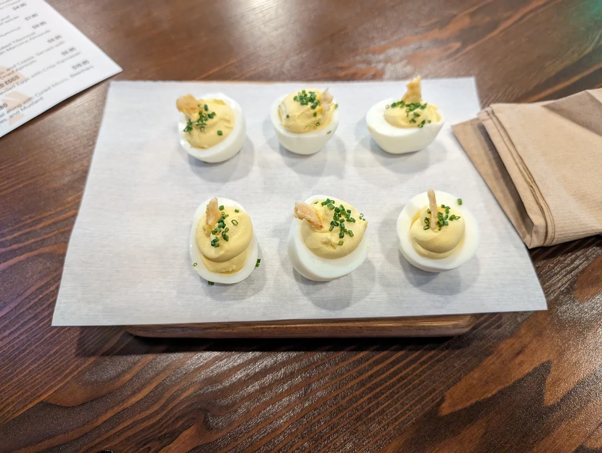 Deviled Eggs GF Veg