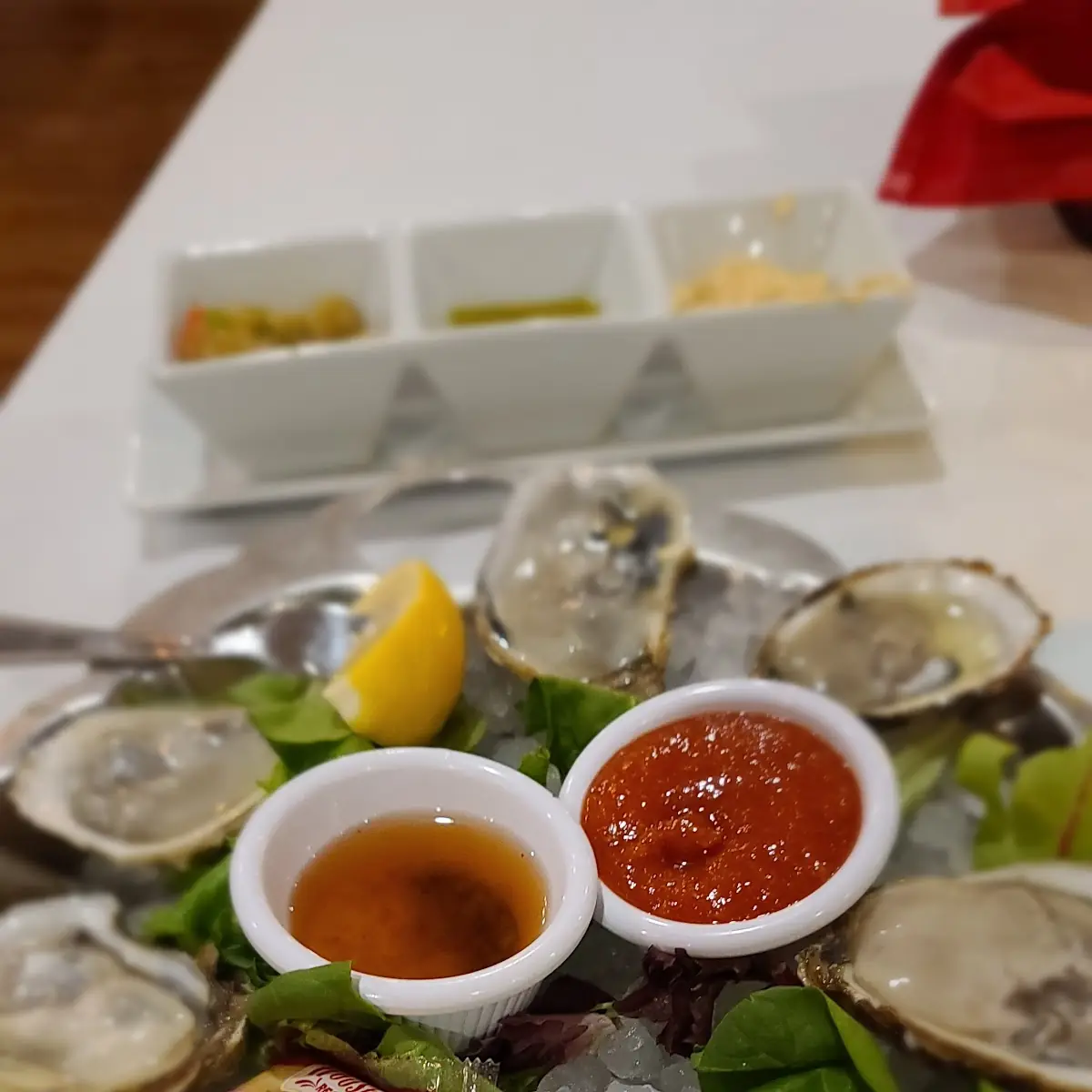 Blue Point Oysters on the Half Shell