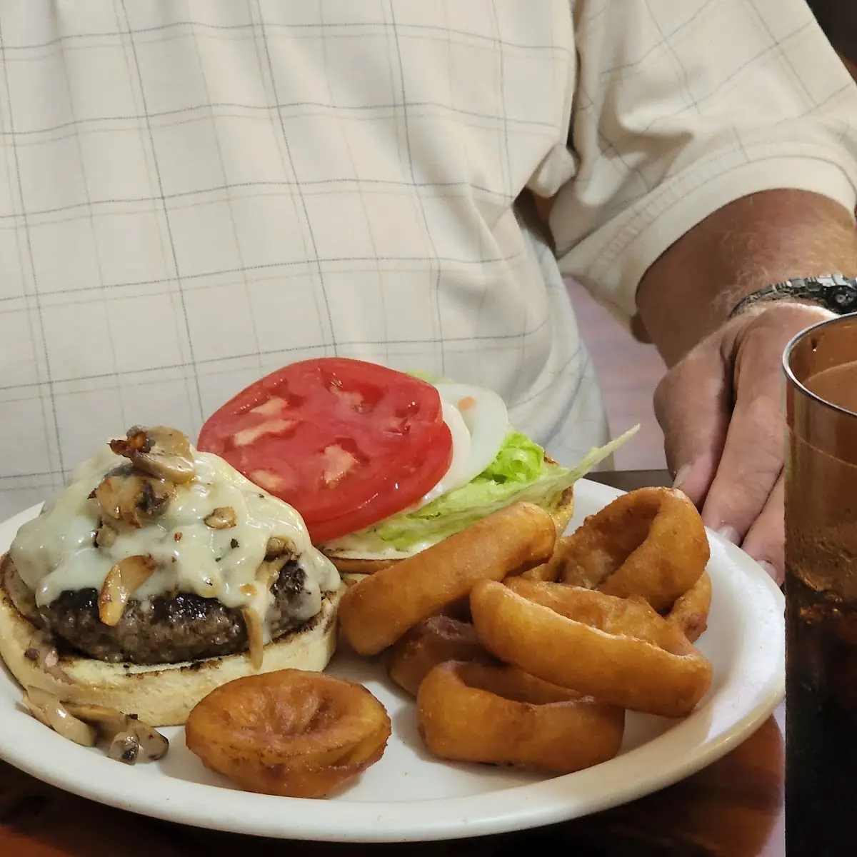 Swiss Mushroom Burger