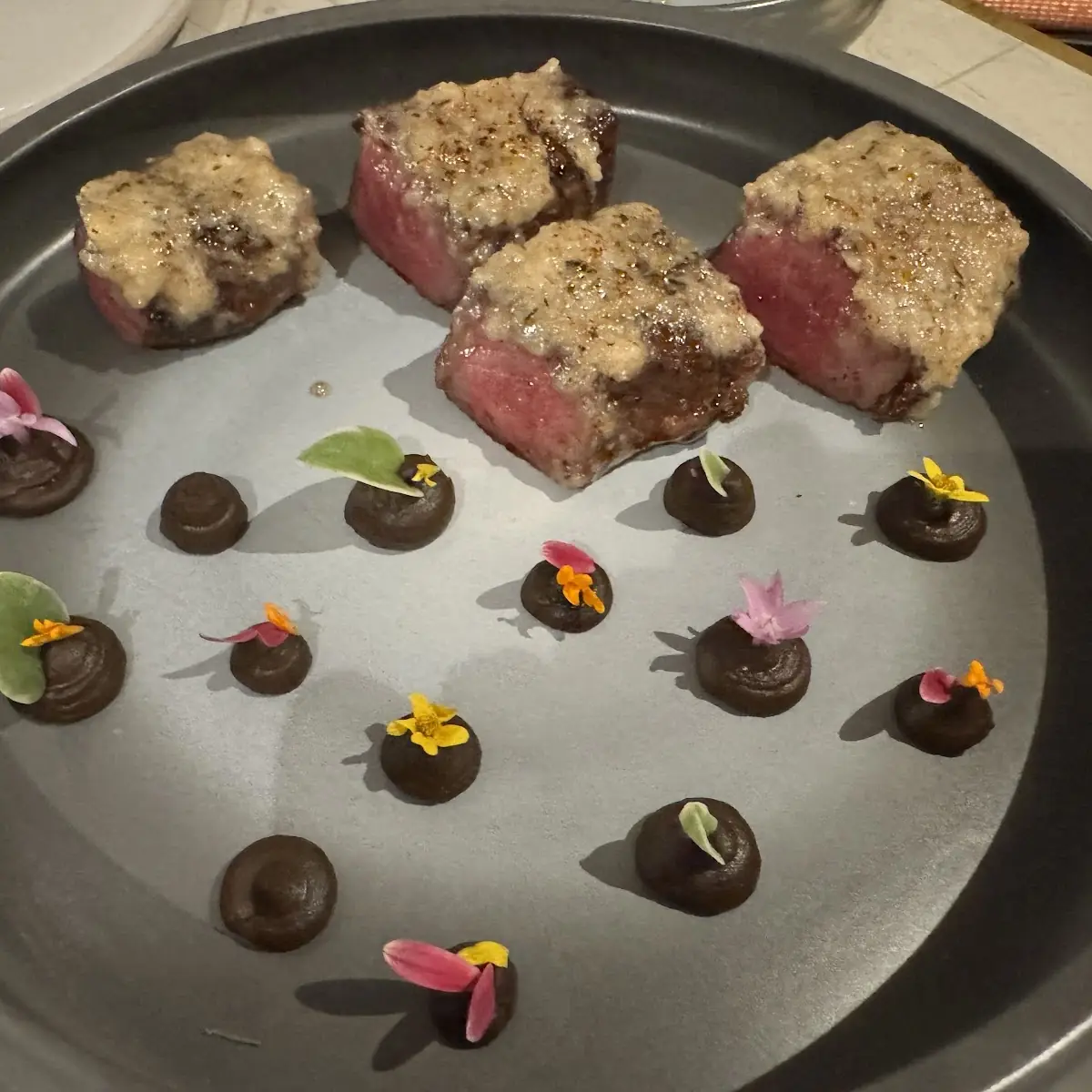 Steak with Bone Marrow Butter