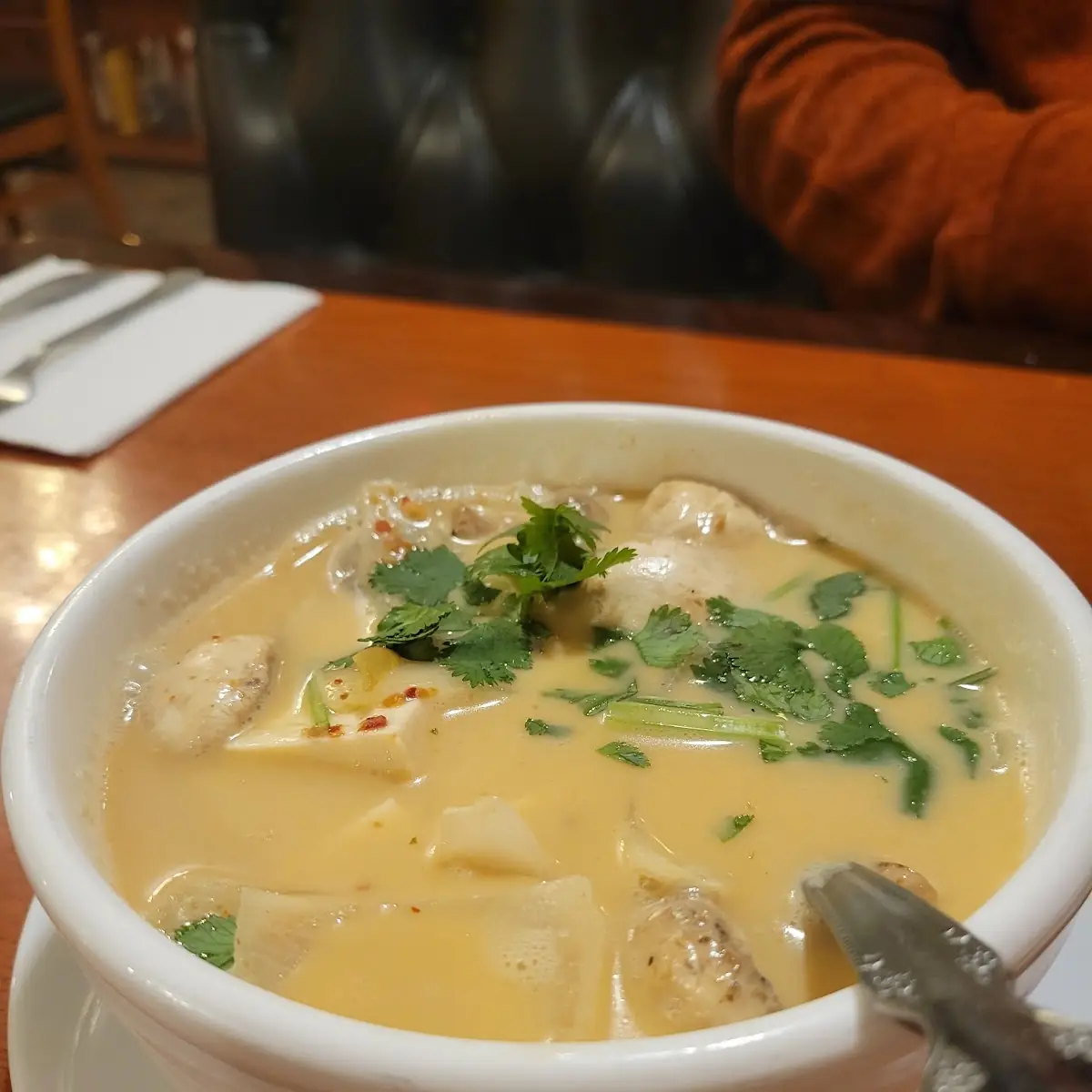 Tom Kha with Tofu