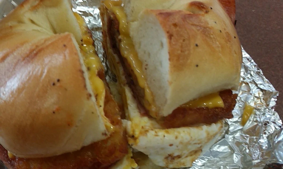 Taylor Ham 2 Eggs Hash Brown and Cheese