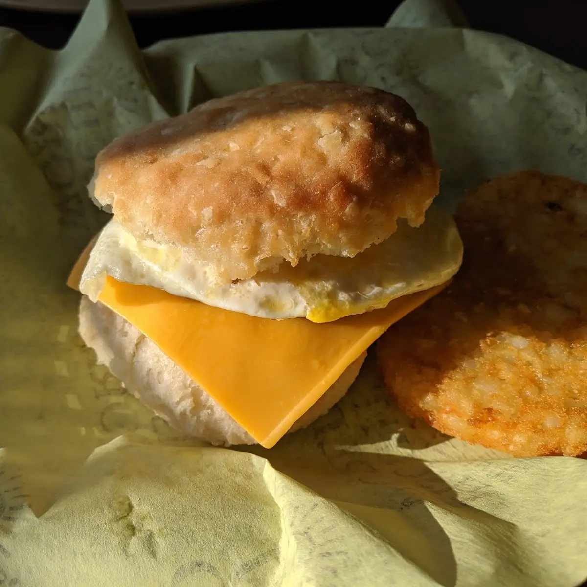 Sausage Egg and Cheese Biscuit