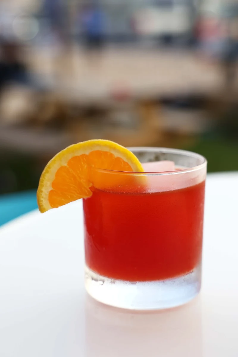 Blood Orange Whiskey Sour