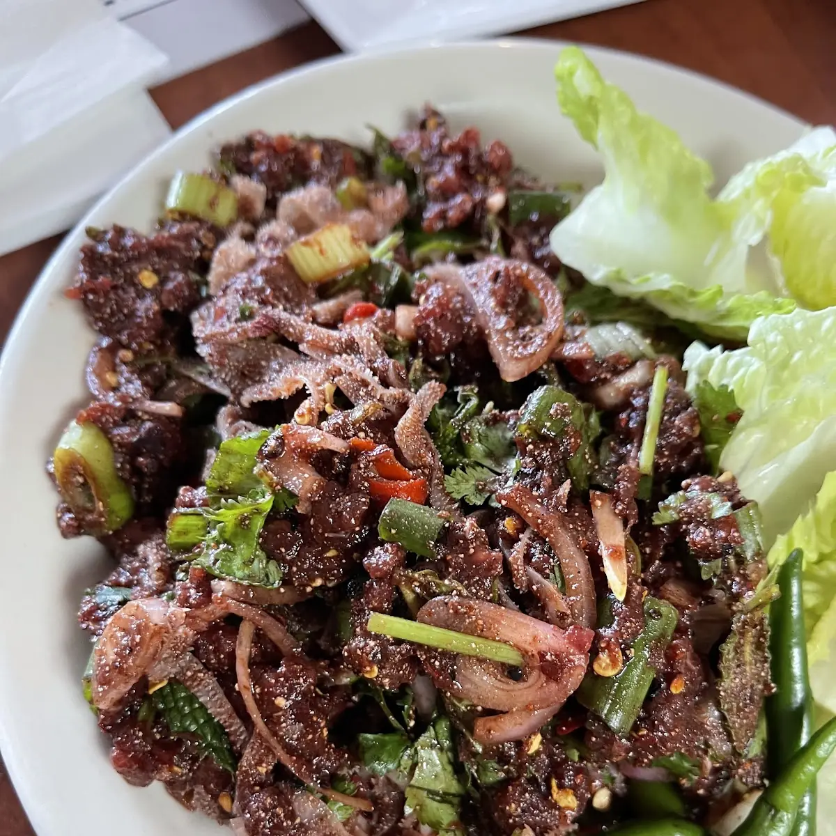 Raw Beef Larb